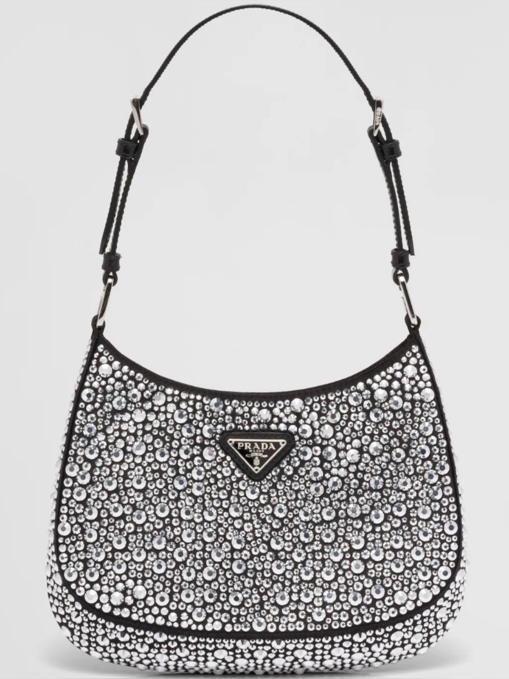 Prada crystal embellished Cleo bag